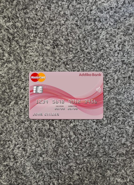 Download Austria  Addiko bank mastercard photolook front Photoshop template